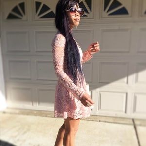 Lace Light Pink Dress